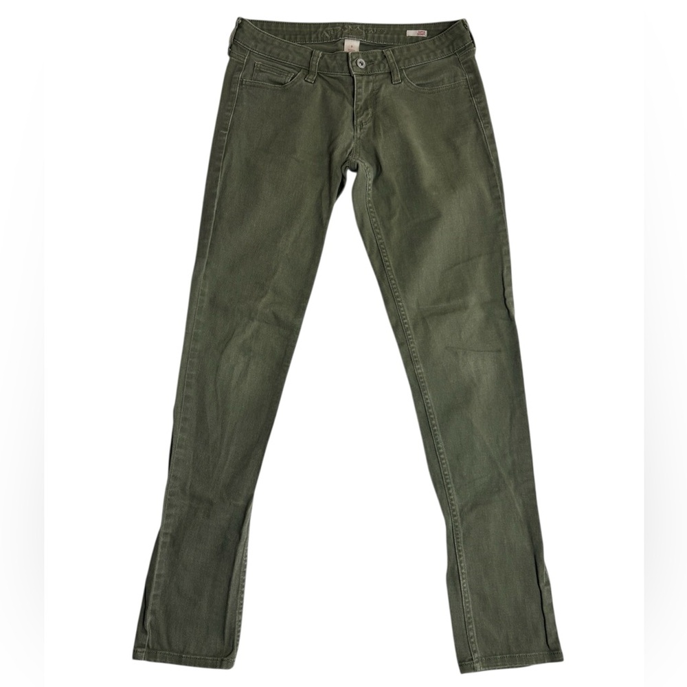 Arizona Jean Co. Olive‎ Green Super Skinny Jeans Women’s Size 5
